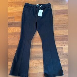 NEW Frame Jeans Le High Flare Black Denim Boot Cut Womens Size 34 New With Tags!